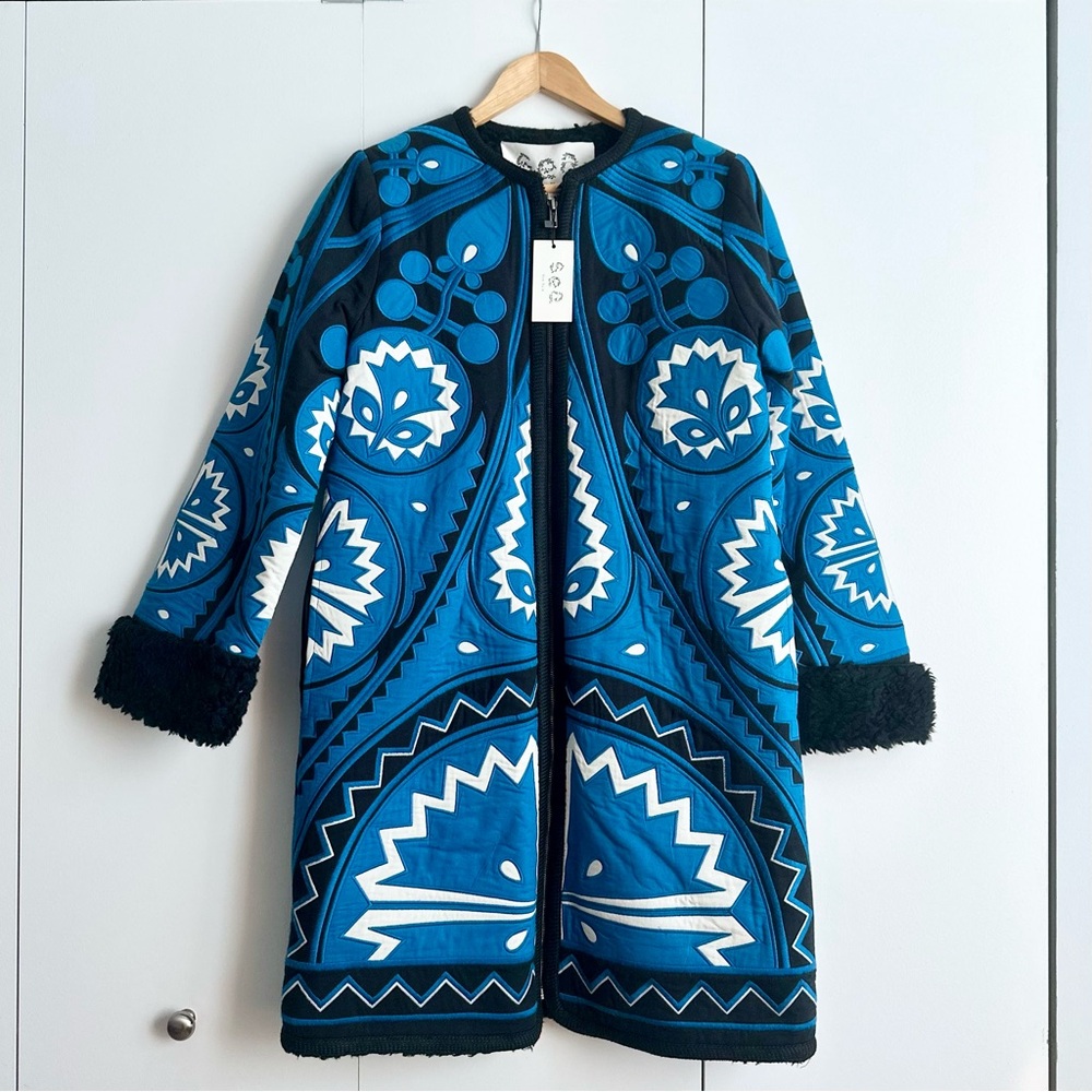 Sea New York Gael Appliqué Coat NWT - Picture 7 of 14